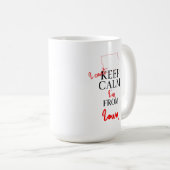 Ik kan Calm niet houden, ik ben van Iowa. Koffiemok (Voorkant rechts)