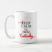 Ik kan Calm niet houden, ik ben van Kentucky. Koffiemok (Links)