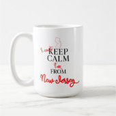 Ik kan Calm niet houden, ik ben van New Jersey Koffiemok (Links)