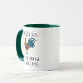 Ik kan Calm zien, maar in mijn hoofd heb ik je 3.. Mok (Voorkant links)