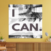 Ik kan canvas afdruk (Insitu (Woonkamer))