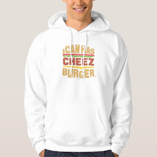 Ik kan Cheezburger hebben Hoodie (Voorkant)