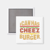 Ik kan Cheezburger hebben Magneet (Voorkant / Achterkant)