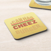 Ik kan Cheezburger Logo hebben Drankjes Onderzetter (Linkerzijde)