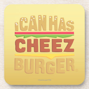 Ik kan Cheezburger Logo hebben Drankjes Onderzetter