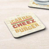 Ik kan Cheezburger Logo hebben Drankjes Onderzetter (Linkerzijde)