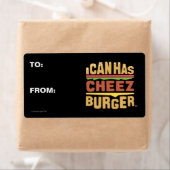 Ik kan Cheezburger Logo hebben Etiket (Insitu)