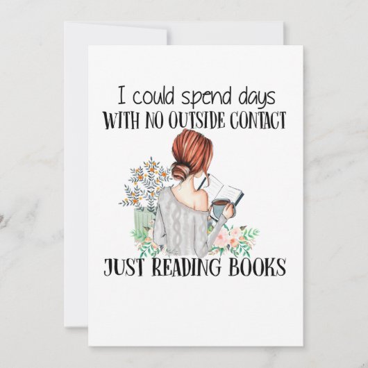 Ik kan dagen zonder contact zonder kant-en-klare v bedankkaart (Voorkant)