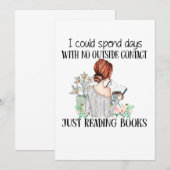 Ik kan dagen zonder contact zonder kant-en-klare v bedankkaart (Voorkant / Achterkant)