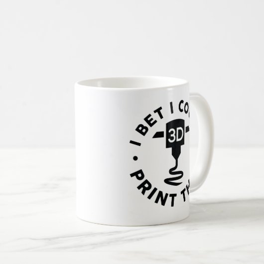 Ik kan dat afdrukken. koffiemok (Voorkant rechts)