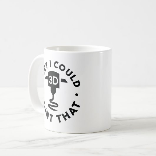 Ik kan dat afdrukken. koffiemok (Voorkant links)