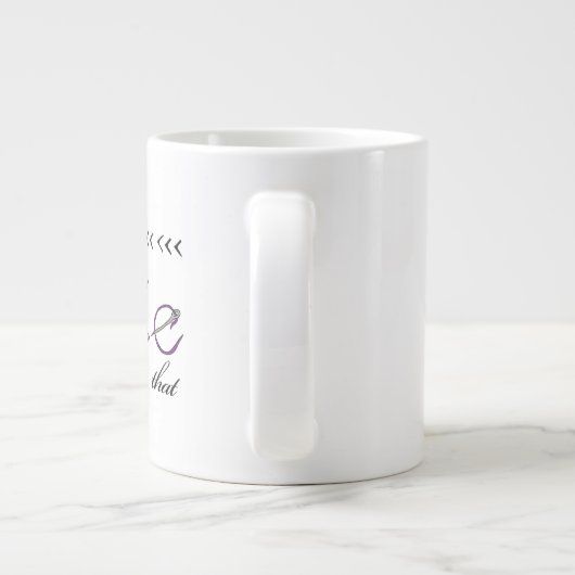 Ik kan dat maken - ambachtelijke of jumbomok-maker grote koffiekop (Achterkant)