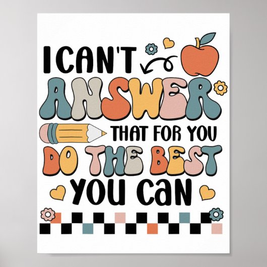 Ik kan dat niet beantwoorden omdat je het beste do poster (Voorkant)
