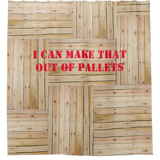 IK KAN DAT UIT PALLETS MAKEN DOUCHEGORDIJN (Voorkant)