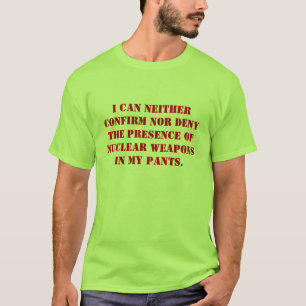 Ik kan de aanwezigheid van ... t-shirt