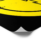 Ik kan de afstand TShirt gaan Poster (Hoek)