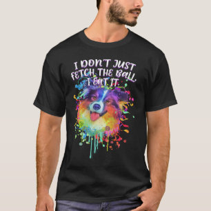 Ik kan de bal die ik eet niet vinden in Australian T-shirt
