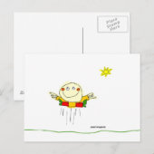 ik kan de hele dag van vreugde springen briefkaart (Voorkant / Achterkant)