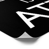 Ik kan de kalm democratie niet onder vuur houden. poster (Hoek)