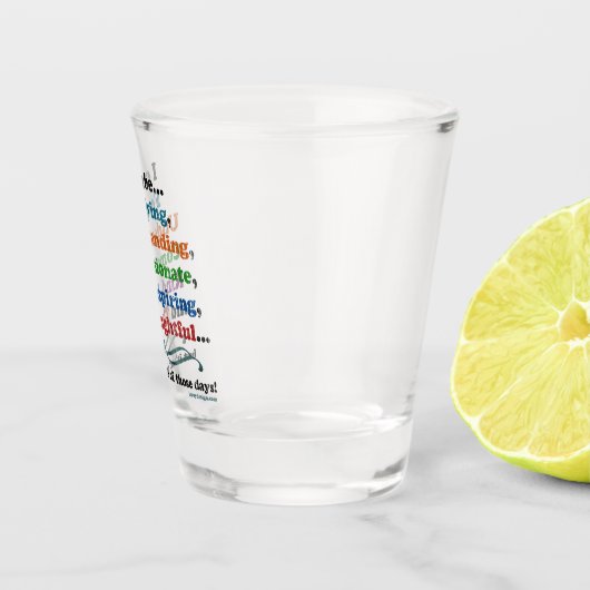 Ik kan de Sarcasticus vergeven Shot Glas (Rechts)