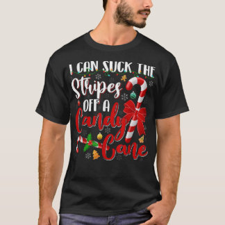 Ik kan de strepen van een snoeprietkerst halen t-shirt