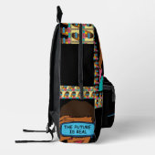 Ik kan de toekomst en haar fantastisch zien bedrukte rugzak (Links)