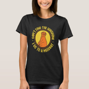 Ik kan de zonneschijn niet vinden die ik naar een t-shirt