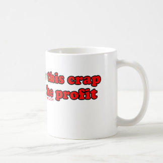 Ik kan deze krap twee keer doorverkopen. koffiemok