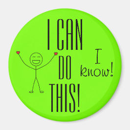 IK KAN DEZE positieve bemoedigende woorden schatti Magneet