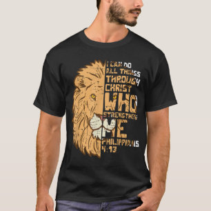 Ik kan dingen doen via Christus Lion Filippijnen 4 T-shirt