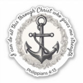 Ik kan dit alles doen door middel van het Bijbelve Sticker (Voorkant)