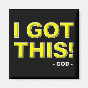 Ik Kan Dit God is de Baas Christelijke Magneet