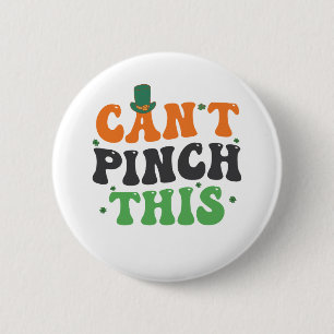 Ik kan dit grappige St. Patrick's Day cadeau niet  Ronde Button 5,7 Cm