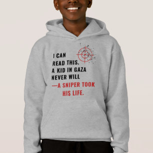 "Ik kan dit lezen. Een kind in Gaza nooit" T-shirt