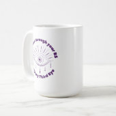 Ik kan door je BS kijken met mijn Mok (Voorkant links)