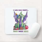 Ik kan een leuke baby draak van de NOM NOM Haz Fai Muismat (Met muis)