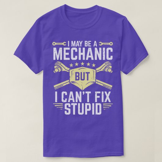 Ik kan een mechanisch zijn, maar ik kan fix stomko t-shirt (Design voorkant)