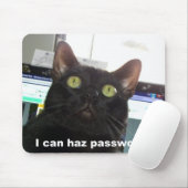Ik kan een wachtwoordkat gebruiken muismat (Met muis)