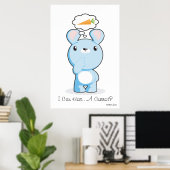 Ik kan een wortel hebben. Poster (Thuiskantoor)