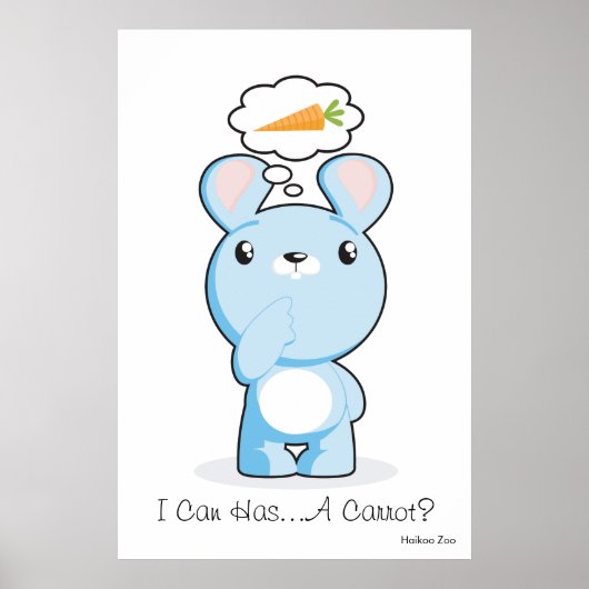 Ik kan een wortel hebben. Poster (Voorkant)