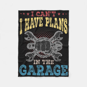 Ik kan en #; het ik heb plannen in de garage vader fleece deken