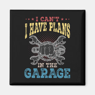 Ik kan en #; het ik heb plannen in de garage vader magneet