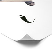 Ik kan en ik walvis poster (Hoek)