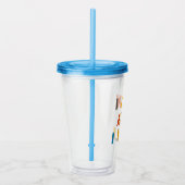 Ik kan en ik zal acryl drinkbeker (Rechts)