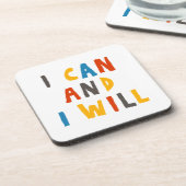 Ik kan en ik zal bier onderzetter (Linkerzijde)