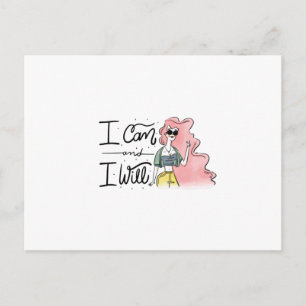 Ik kan en ik zal briefkaart