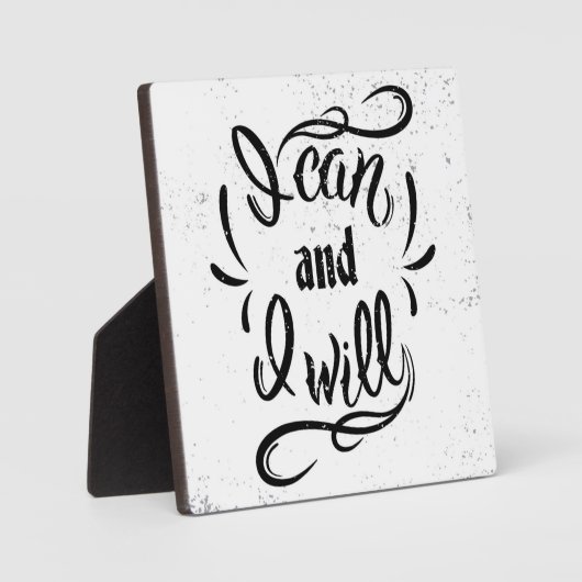 Ik kan en ik zal fotoplaat (Voorkant)