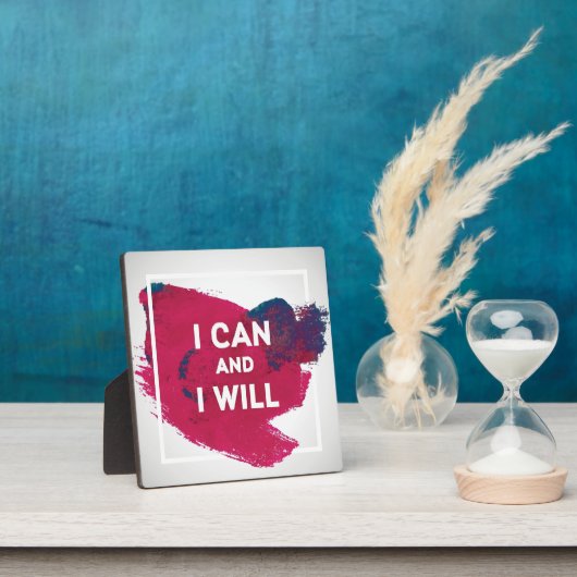 Ik kan en ik zal fotoplaat (Insitu)