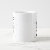 Ik kan en ik zal grote koffiekop (Voorkant)