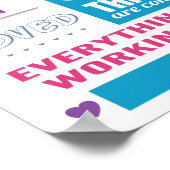 Ik kan en ik zal het citaat Motivatie Poster (Hoek)